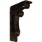 Ekena Millwork Orleans Wrought Iron Bracket, (Triple center brace), Antiqued Bronze 2"W x 5 1/2"D x 8"H BKTM02X05X08TOLABZ - alternate 1